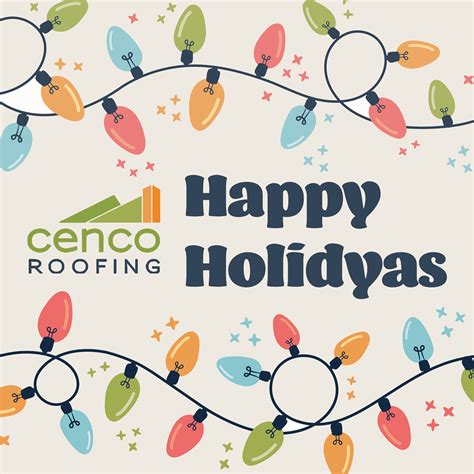 Happy Holidays 2023 | Cenco Roofing