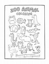 Zoo Animals Coloring Sheet By Taylor Donaldson  TpT sketch template