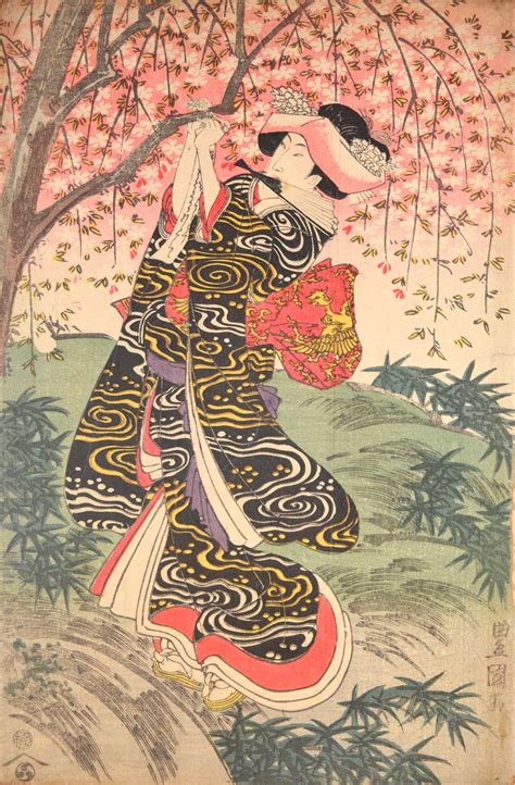 Toyokuni I (1769-1825) - Spring Time, 1800 | Japanese art, Japanese ...