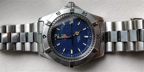 [Tag Heuer] 2000 Series Classic Professional WK1113 Watch Mens Blue (7th Watch) : r/Watches