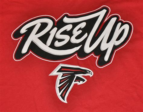 BNWT Atlanta Falcons Womens Ladies "RISE UP" Shirt (M) T-Shirt Jersey ...