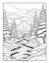 Landscape Coloring Pages  World Of Printables sketch template