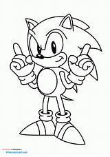 Sonic Printable Coloring Sheets sketch template