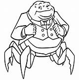 Henry Waternoose Coloring Page  Free Printable Coloring Pages sketch template