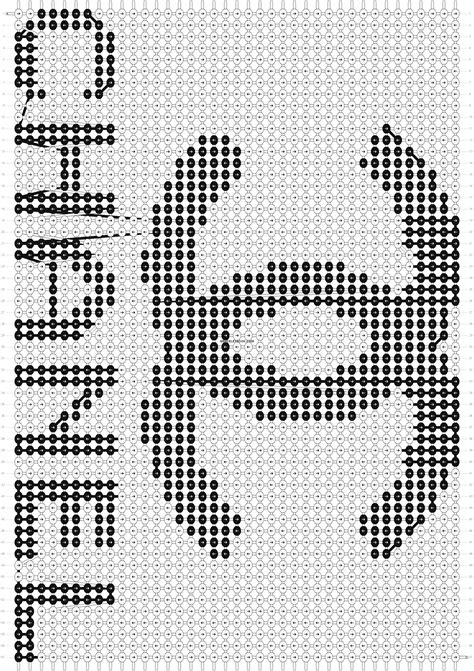 Alpha pattern #7168 pattern | Tapestry crochet patterns, Alpha patterns, Cross stitch art