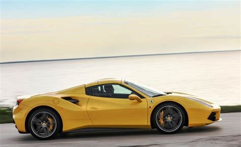 Yellow-Ferrari-488-Spider-Side-View-Image-vh70 | | SuperCars.net