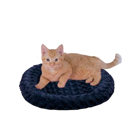 K&H Pet Products Thermo-Kitty Fashion Splash Small Blue Heated Cat Bed ...