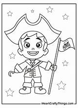 Cute Pirate Coloring Page sketch template