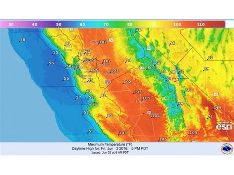 Stay Cool, Redwood City! HOT Weather on the Way: NWS - Redwood City, CA ...