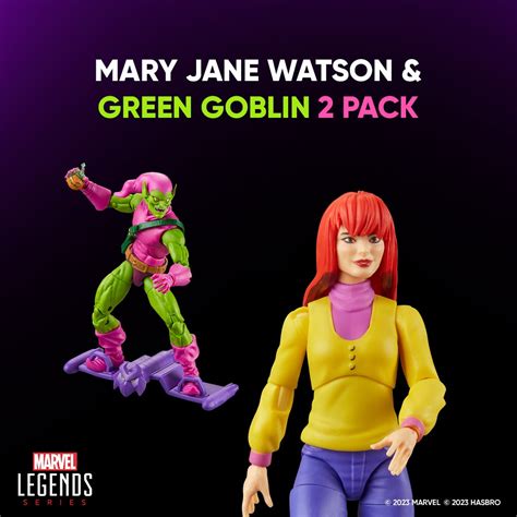 Hasbro: Spider-Man: The Animated Series 2-Pack – the Marvel Legends Series Mary Jane Watson and ...