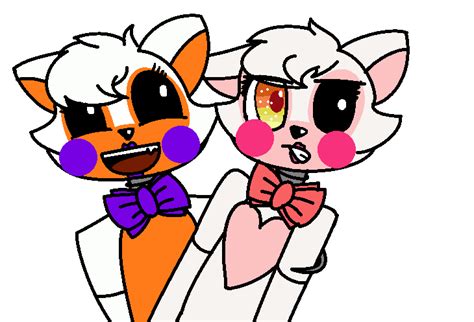 Fnaf Lolbit And Mangle by Wificzfnaf on DeviantArt