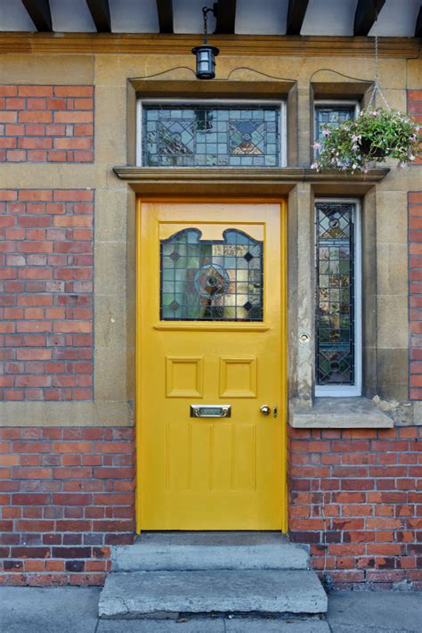 21 Brick House Yellow Front Door Ideas