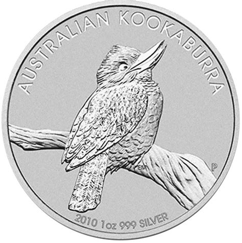 2010 $1 The Australian Kookaburra 1oz Silver BU Coin - Town Hall Coins and Collectables