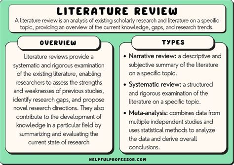 sample literature reviews