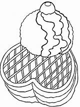 Easy Waffle Coloring Page  Free Printable Pages For Kids sketch template