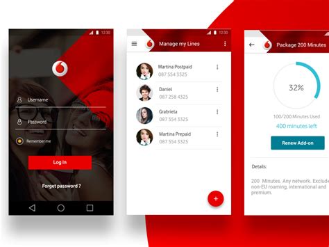 Vodafone Turkey App by Kristijan Popaginovski on Dribbble