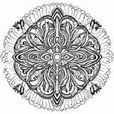 Botanical Paisley Pattern Coloring Page · Creative Fabrica sketch template