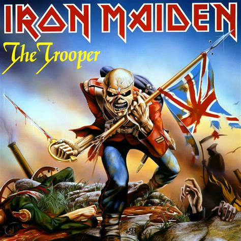 Iron Maiden's The Trooper 12" Single. IronMaidenWallpaper.com | Album Art | Pinterest | Iron ...