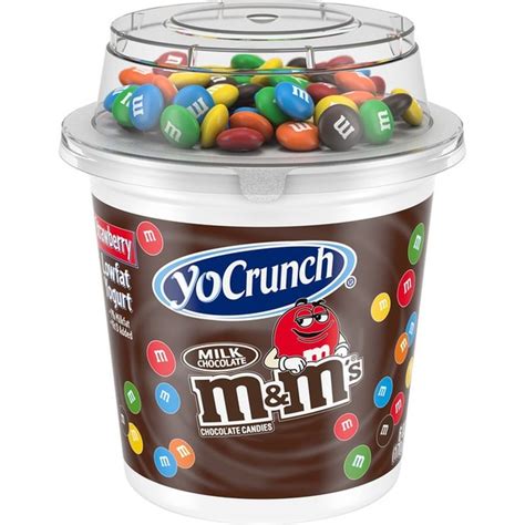 YoCrunch Strawberry Lowfat Yogurt with M&M's (6 oz) from Stop & Shop - Instacart