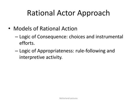 PPT - Rational Actor PowerPoint Presentation, free download - ID:2477659