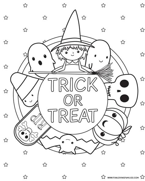 Free Kids Halloween Coloring Pages