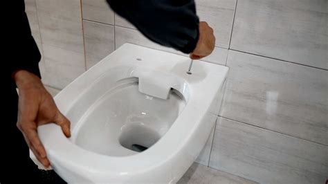 How to install Fluenta Rimless toilet bowl - Peštan