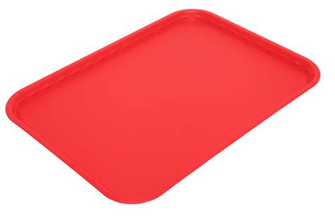 Urmila Plastic® Serving Tray Platter Rectangular Shape Plastic Trays 11x14 Inches Red, Black ...