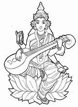 Hindu Gods Coloring Pages At GetColoringscom  Free Printable sketch template