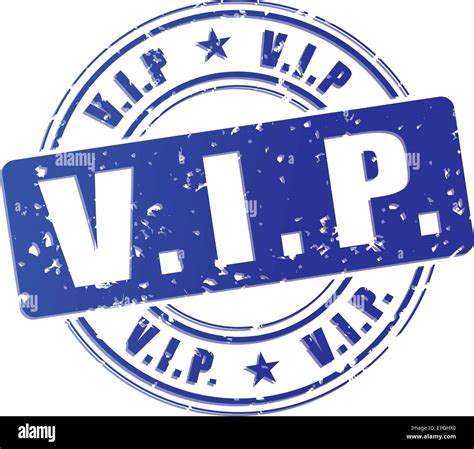 illustration of vip blue stamp design icon Stock Vector Image & Art - Alamy