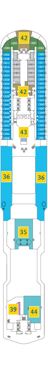 Costa Diadema Deck plan & cabin plan