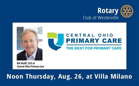 Wulff to share success story of COPC Aug. 26 | Rotary Club of Westerville