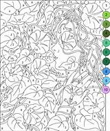 Nicoles Free Coloring Pages COLOR BY NUMBER  Abstract coloring sketch template