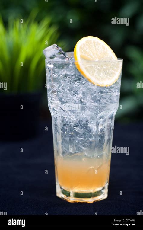 Ice fruity drinks Stock Photo - Alamy