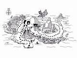 Treasure Map Coloring Pages  Free Printable For Kids sketch template