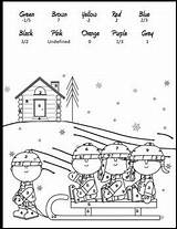 Winter Slope Coloring Activity Worksheet {Finding Christmas Coloring} sketch template