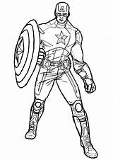Captain America  Coloring Pages sketch template