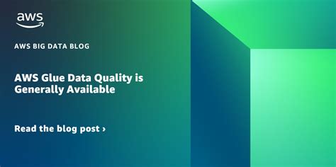 AWS Glue Data Quality is Generally Available | AWS Big Data Blog