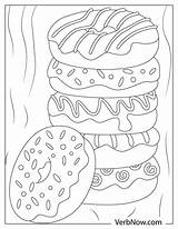 Free DONUT Coloring Pages For Download Printable PDF sketch template