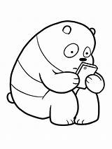 We Bare Bears coloring pages sketch template