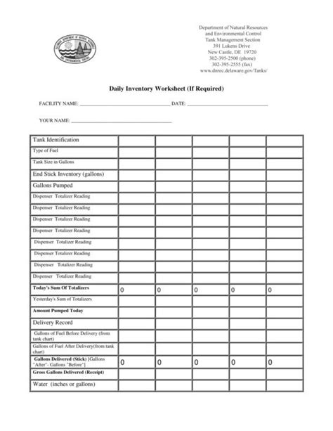 Daily Moral Inventory Worksheet