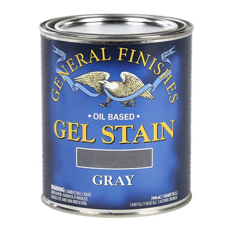 GENERAL FINISHES GRAY OIL BASED GEL WOOD STAIN - Unique Wood Products