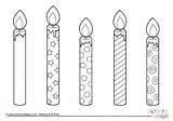 Birthday Candle Coloring Pages Printable Sketch Page sketch template