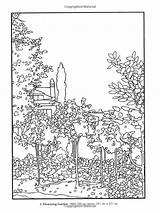 Claude Monet Coloring Sheets Sketch Page sketch template