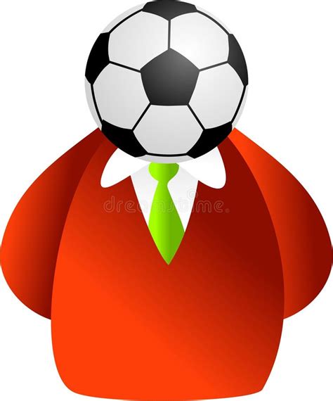 Soccerball face stock vector. Illustration of comic, funny - 26984176