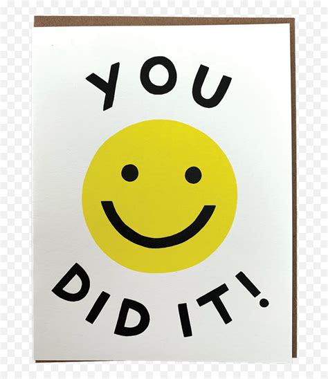 You Did It - Happy Emoji,Sympathy Emoji - free transparent emoji - emojipng.com