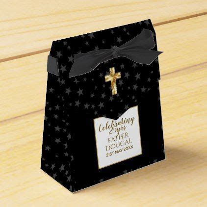 Deacon Ordination Anniversary Leaving Partyware Favor Box Anniversary Party Supplies, Faith ...