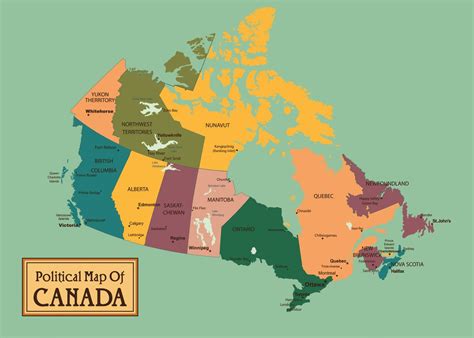 Current Political Map Of Canadian Provinces As Of June 2019, 45% OFF