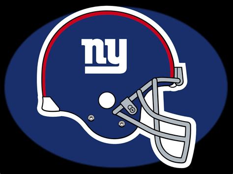 Football Helmet with logo of New York Giants free image download