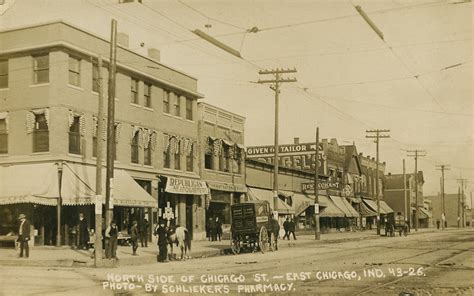 North Side of Chicago Street, 1910 - East Chicago, Indiana - a photo on Flickriver