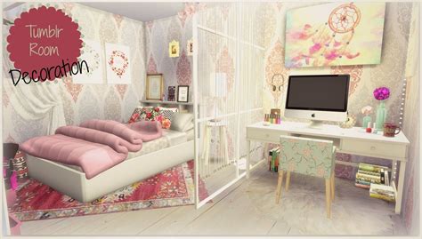 Sims 4 - Tumblr Room - Dinha Tumblr Room Decor, Tumblr Rooms, Teen Room ...